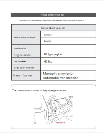 subaru sambar truck 2014 2015 2016 2017 2018 & 2019 owners manual in english